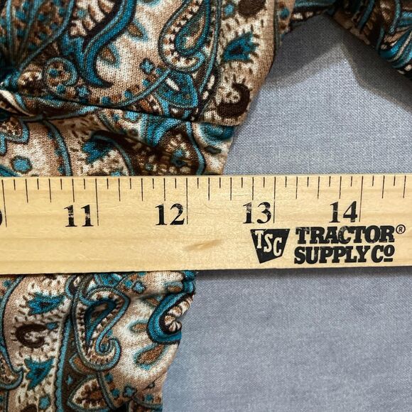 Y2K paisley print short sleeve top - Picture 6 of 8